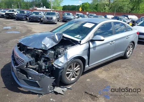 2017 Hyundai Sonata Se из США, поврежденный, VIN 5NPE24AF4HH591555